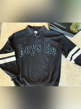 Boys Lie black sweatshirt